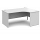 Harlow Panel End Ergonomic Corner Desk